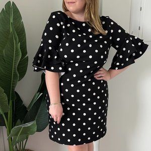 Lauren Ralph Lauren Flutter Sleeve Dress